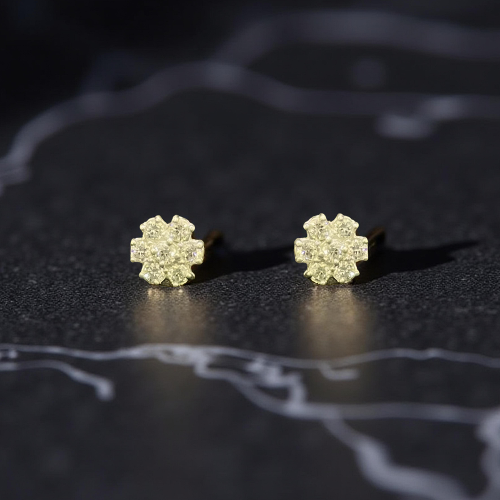 Small Floral Studs