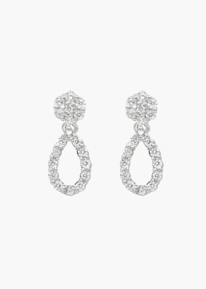 Crystal Hoop Charm