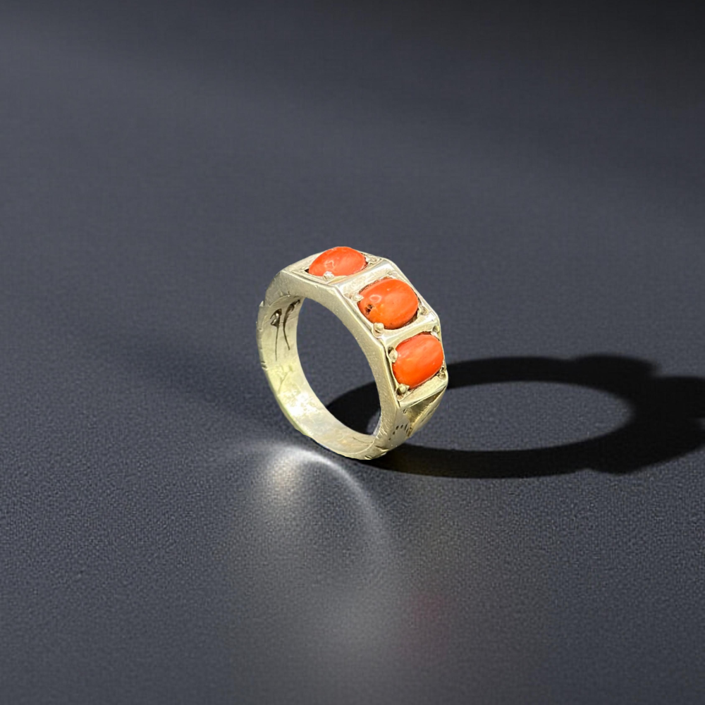 Coral Stone Silver